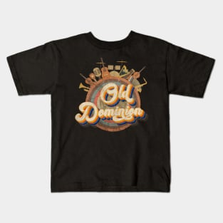 Retro Style Music Tour - Old Dominion Kids T-Shirt